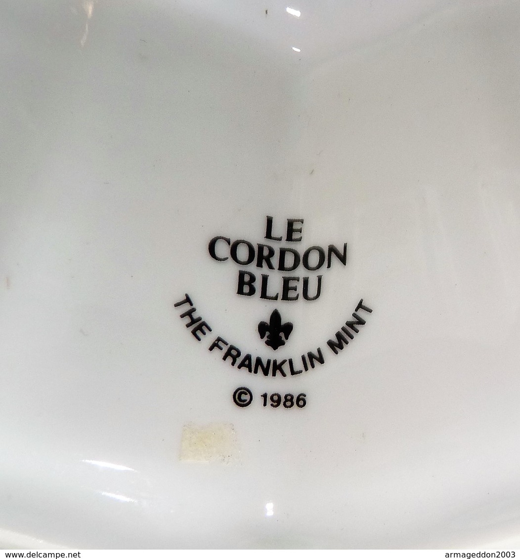 SUPERBE LE CORDON BLEU The Franklin Mint, 1986 Céramique Suspension Moule Agneau - Non Classés