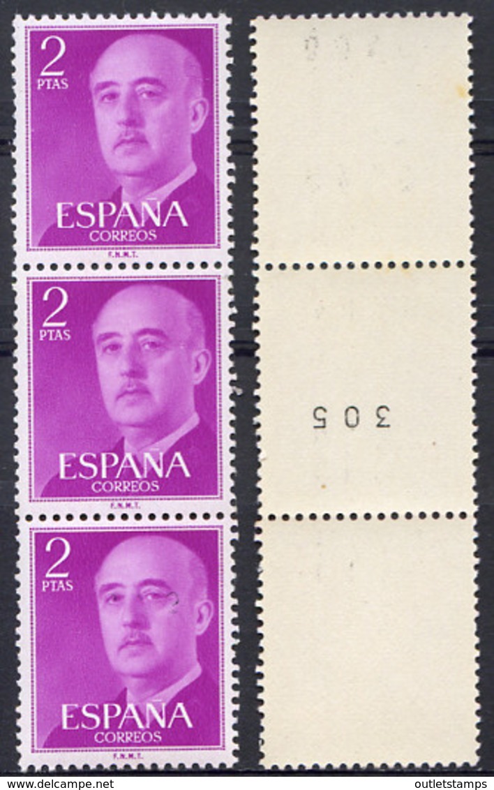 Ref. 4070 * NEW *  - SPAIN . 1955. GENERAL FRANCO. GENERAL FRANCO - Nuevos