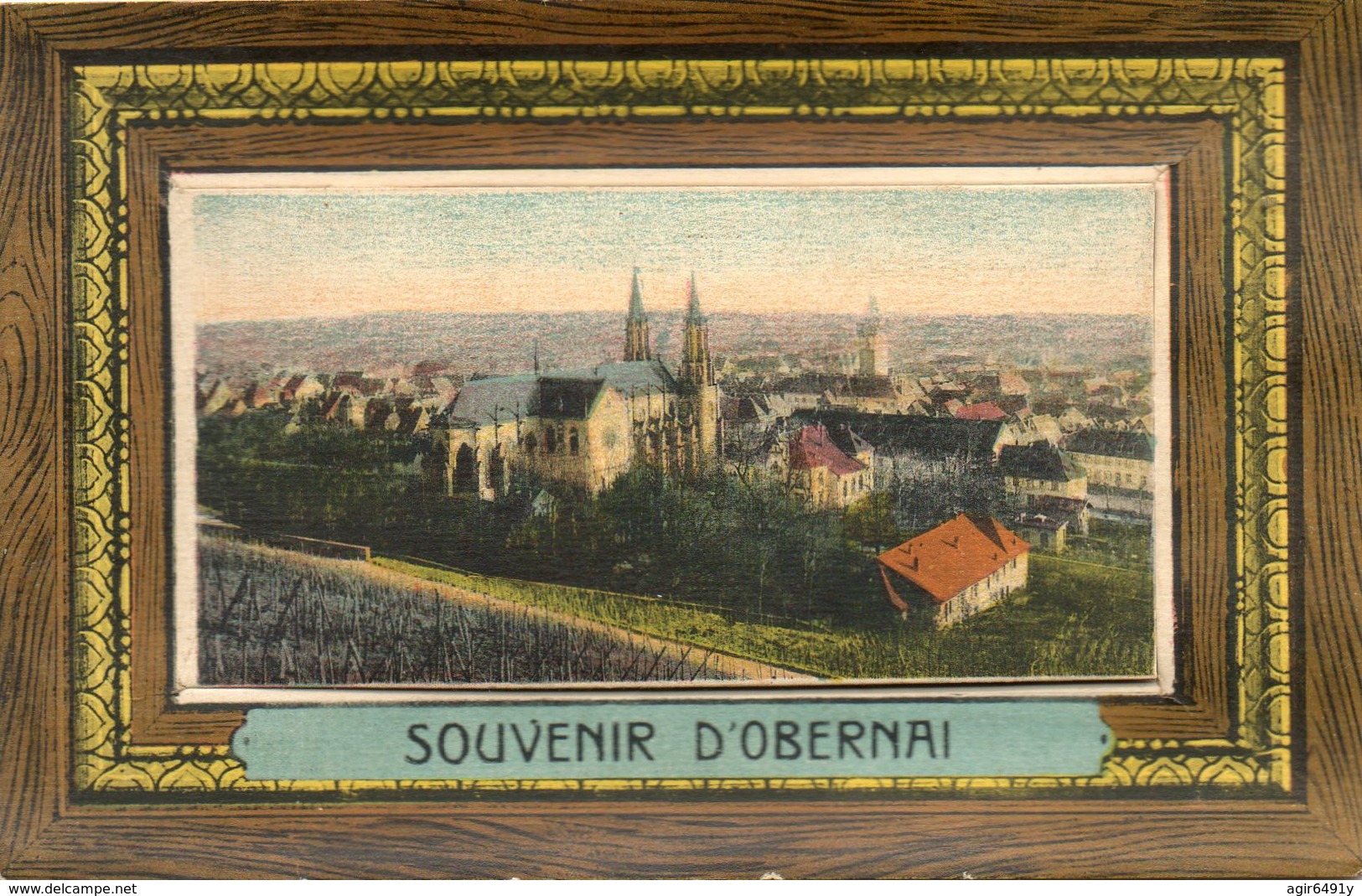 - SOUVENIR D'OBERNAI - CP à Système, 10 Vues  -19995- - Obernai