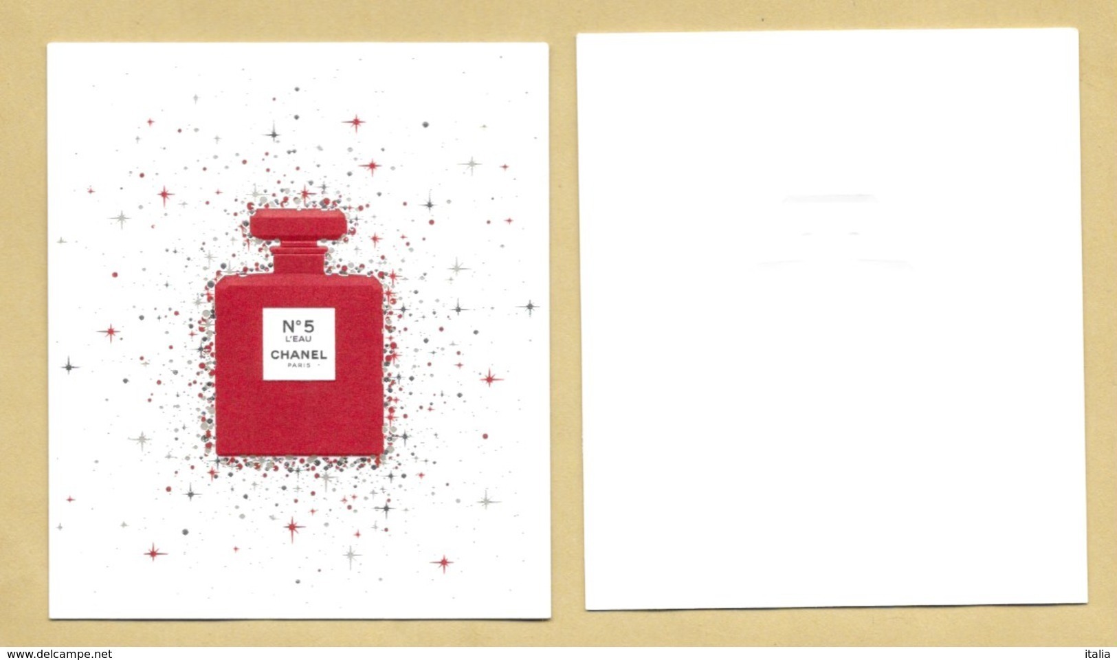 Carte Parfumée Perfume Card CHANEL * NOEL XMAS 2018 * R/V - Modernes (à Partir De 1961)