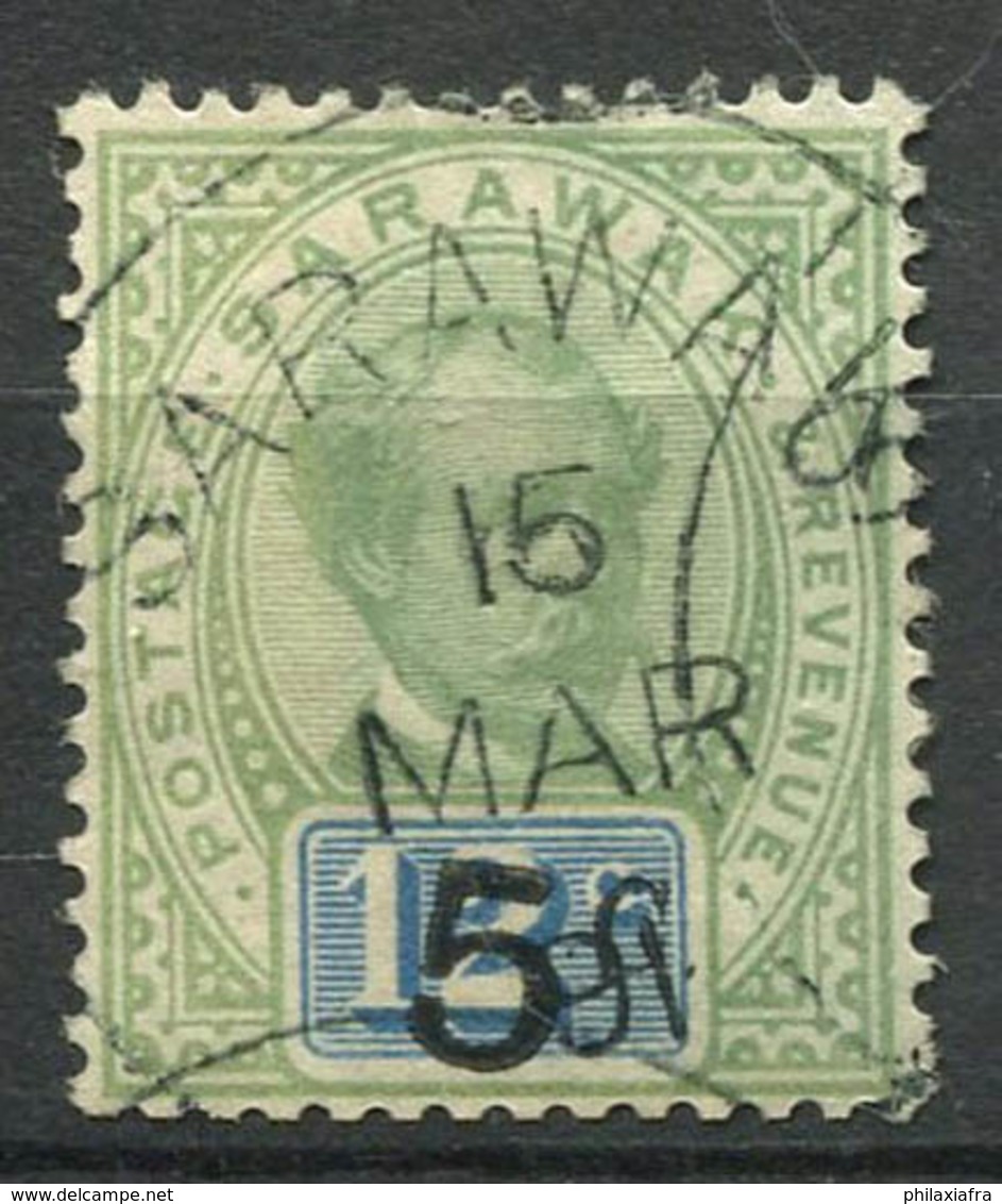 Sarawak 1889 Mi. 19 Oblitéré 100% Surimprimé 5 C Sur 12 C - Sarawak (...-1963)