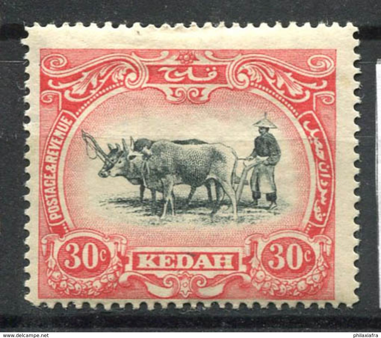 Kedah 1912 Mi. 8 Neuf * 60% 30 C - Kedah