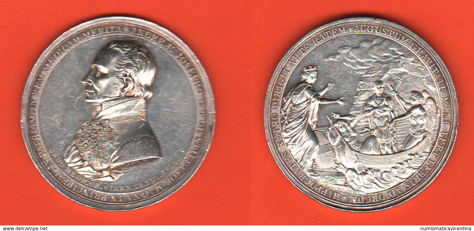 Austria Medaille  Medaglia 1826 Wien Doctor Medizin MédecineMedicina - Professionali / Di Società