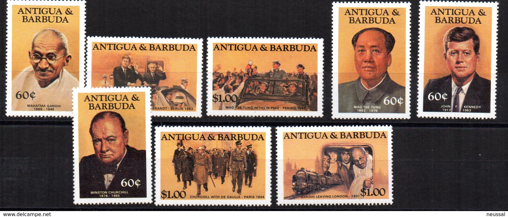 Serie Nº 797/804 Antigua Y Barbuda - Mao Tse-Tung