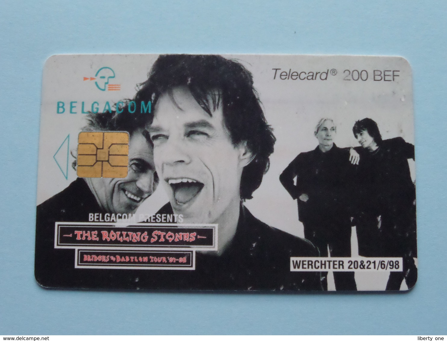 THE ROLLING STONES Bridges To Babylon Tour '97 - 98 ( WERCHTER 1998 / Zie Foto's ) Belgacom Met Chip ! - Música