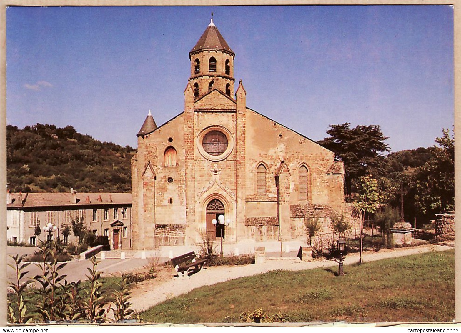 X12219 AUBIN Aveyron Eglise Du Village XVe Siècle 1980s Edition ALPINE Le FANGA 3374/12013 - Autres & Non Classés