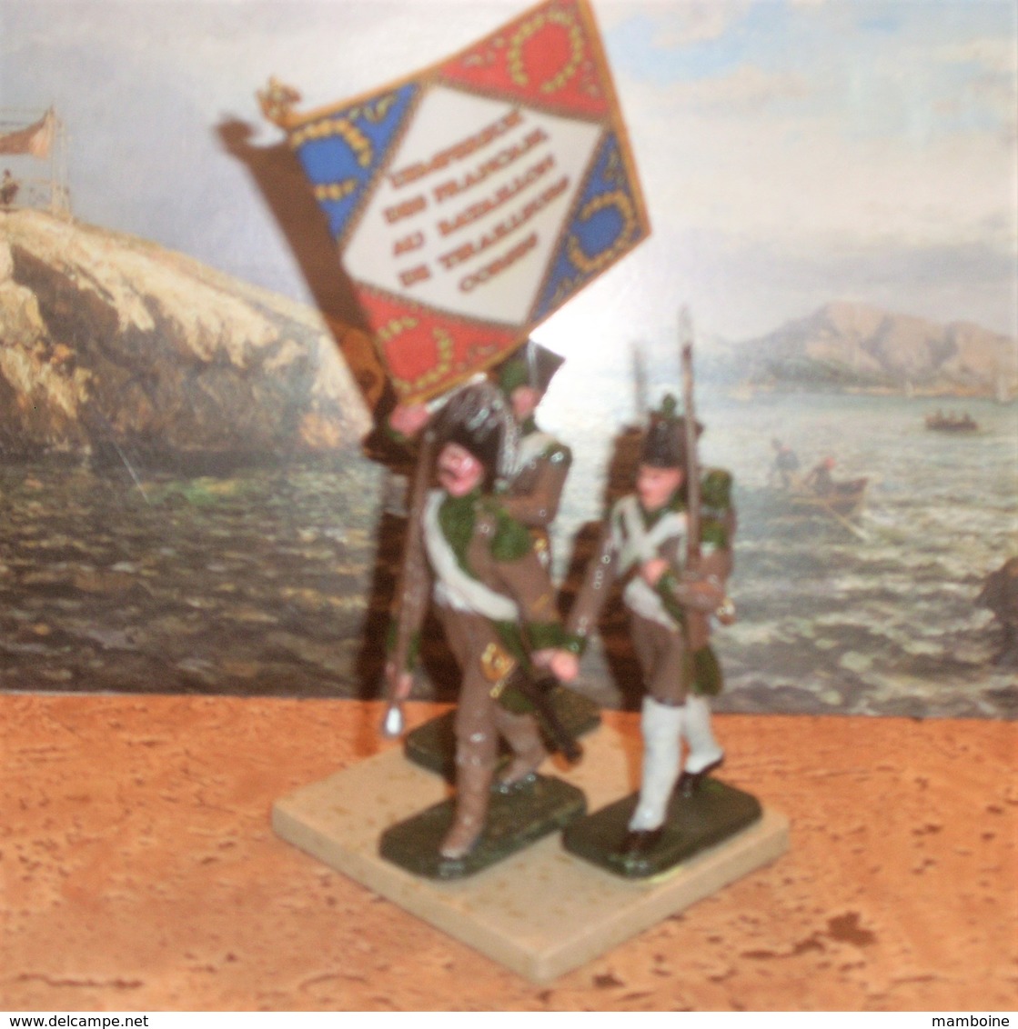 Bataillon De Tirailleur Corse ~ Plomb (3 Soldats Napoléon) - Tin Soldiers
