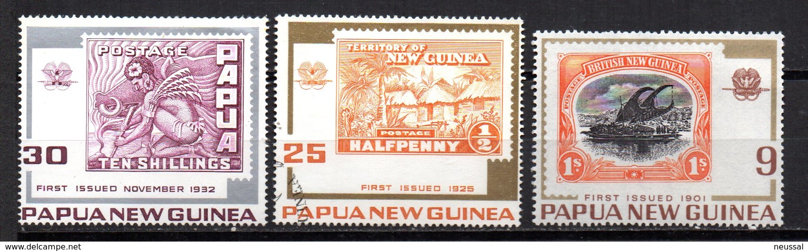 Sellos Nº 256/8 Papua New Guinea - Papúa Nueva Guinea