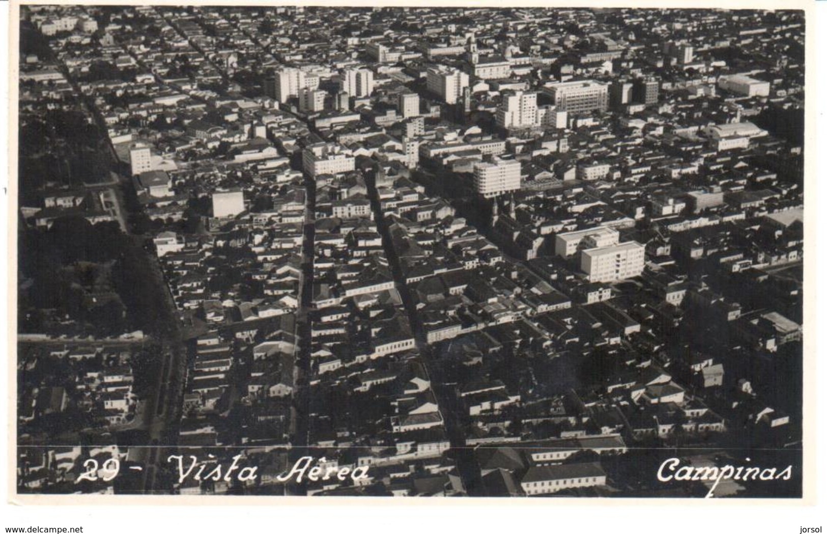 POSTAL    CAMPINAS   -BRASIL  - VISTA AEREA - São Paulo