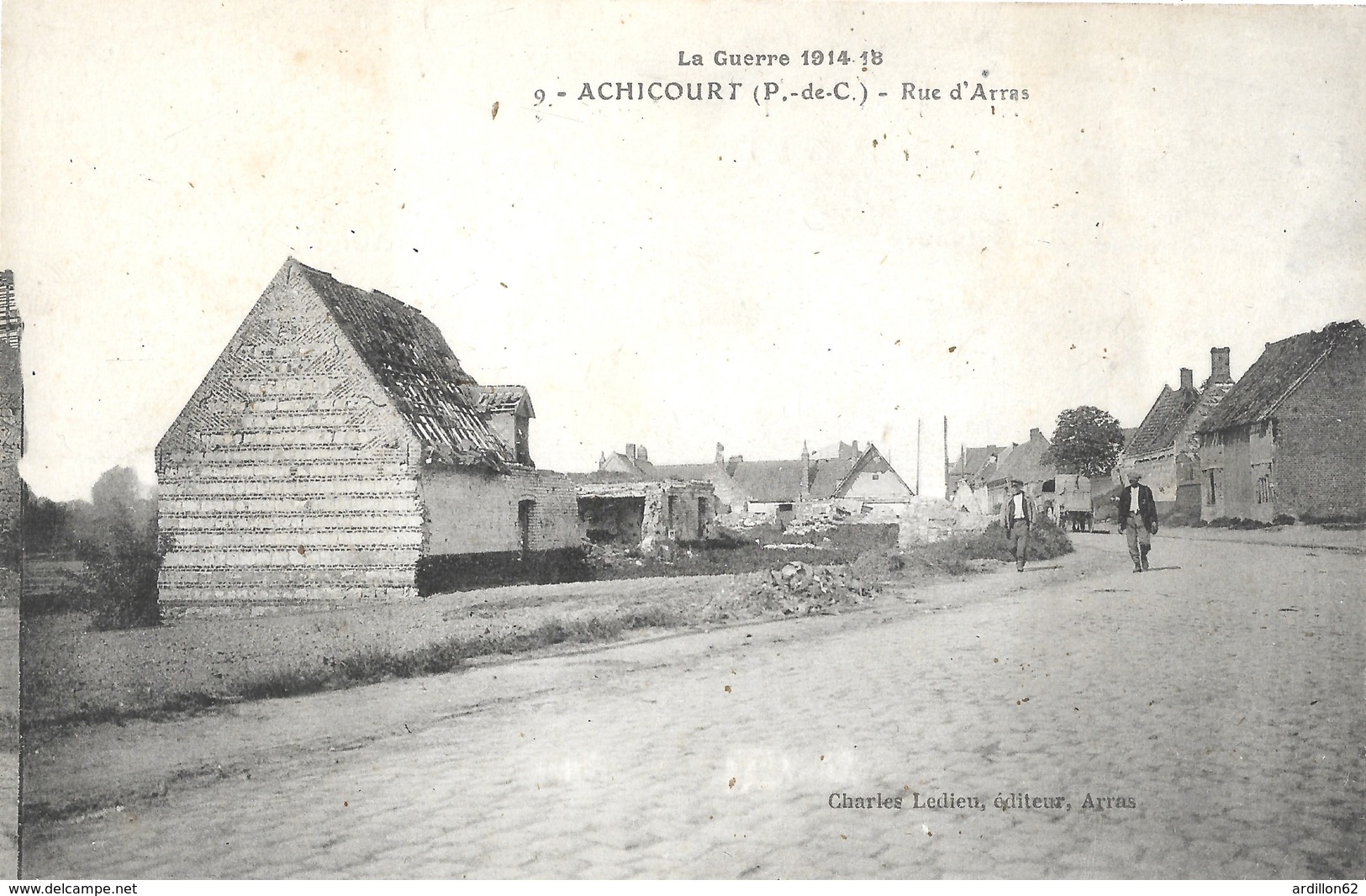 Achicourt . La Rue D'arras - Autres & Non Classés