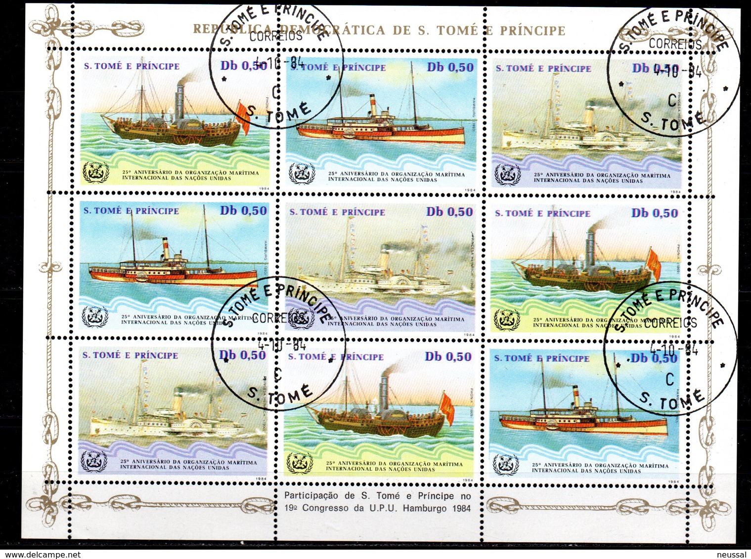 Serie Nº 796/8 En Hb  St Tome Et Principe - Sao Tome And Principe