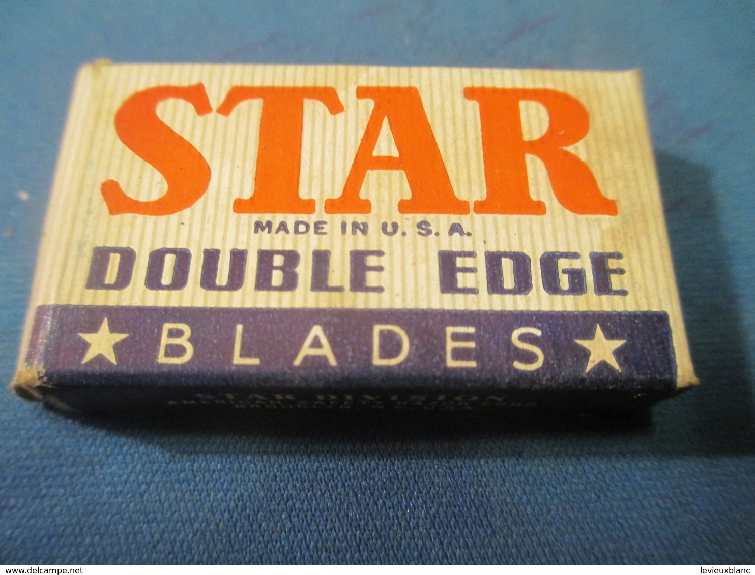 Lames De Rasoir Anciennes/STAR/Blades/Double Edge/Made In USA/( 4 Lames)/Made By 6NX Process/Vers1920-50      PARF107 - Razor Blades