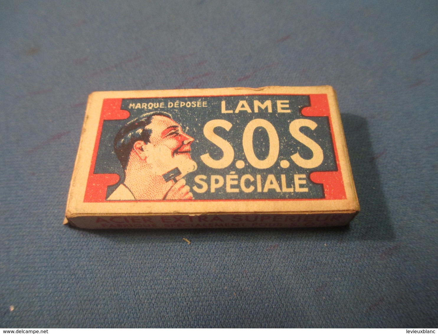 Lames De Rasoir Anciennes/SOS Spéciale/Acier Extra Supérieur/Marque Déposée/Fab Française/( 5 Lames)/Vers1920-50 PARF109 - Lames De Rasoir