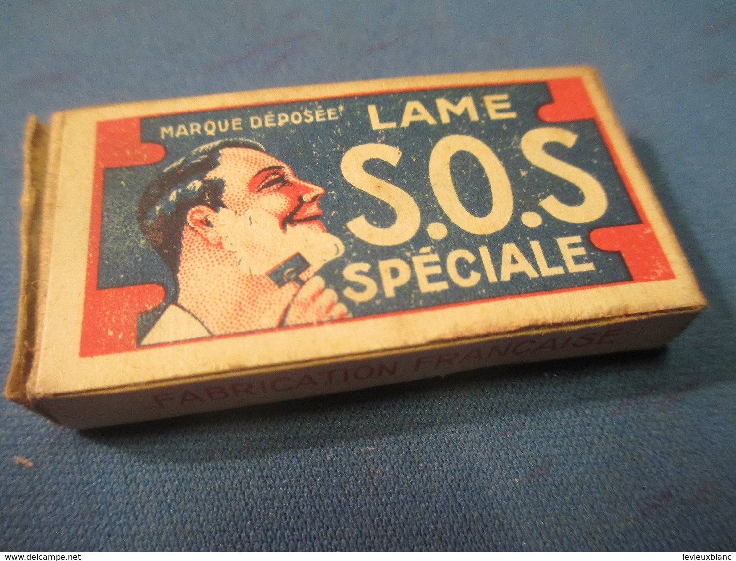 Lames De Rasoir Anciennes/SOS Spéciale/Acier Extra Supérieur/Marque Déposée/Fab Française/( 5 Lames)/Vers1920-50 PARF109 - Lames De Rasoir