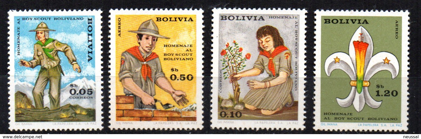 Serie Nº 493/4+ A-288/9 Bolivia - Bolivien