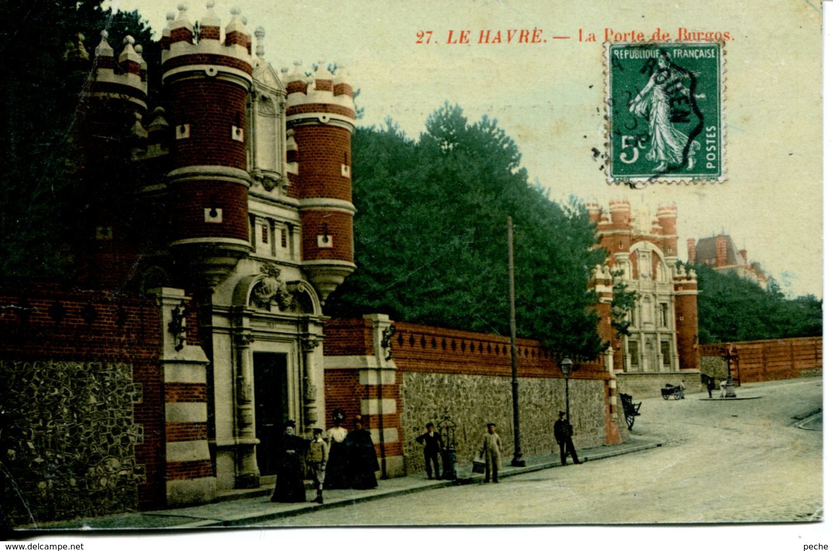 N°66236 -cpa Le Havre -la Porte De Burgos- - Non Classés