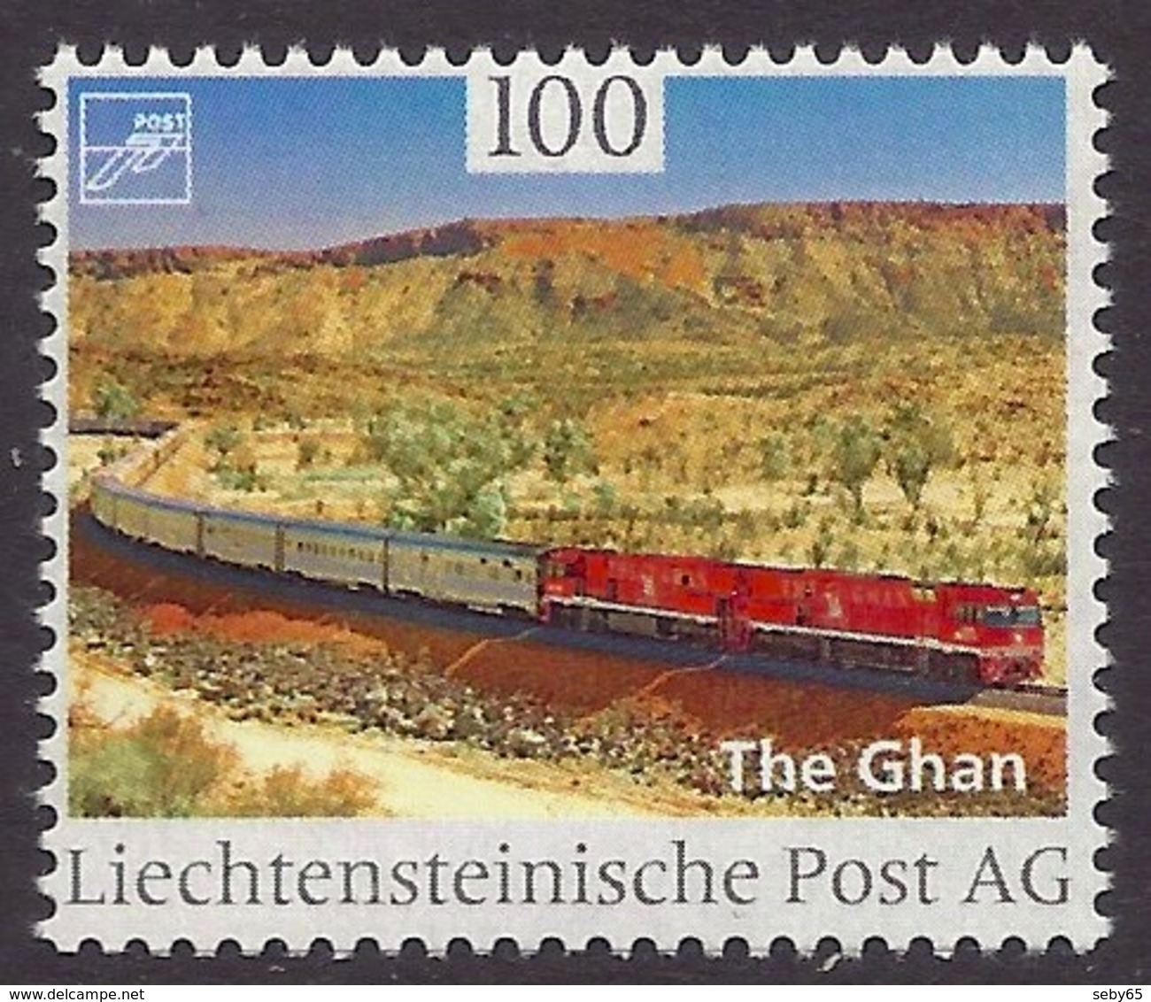 Liechtenstein 2017 Trains - Famous Train, Railways, The Ghan, Bahn MNH - Ungebraucht