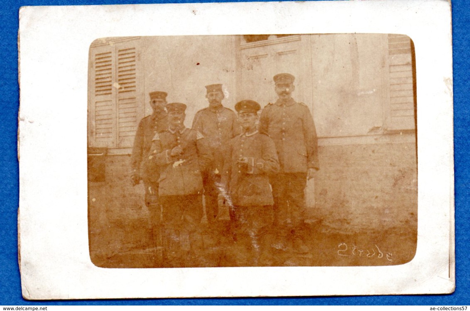 Croisilles  -  Carte Photo  - Soldats Allemands Devant Une Maison  -  1915 - Croisilles