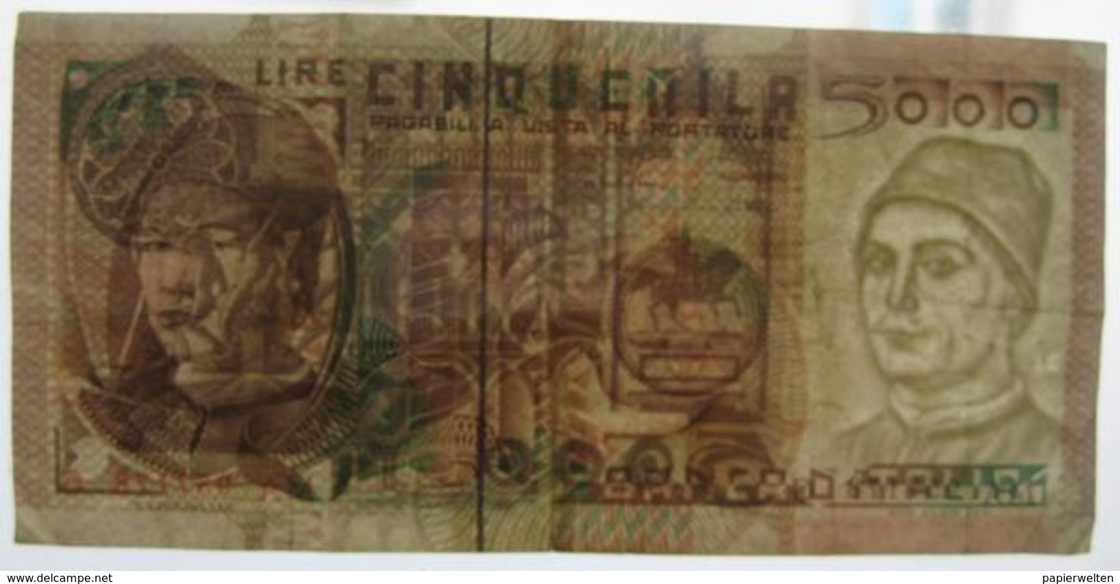 5000 Lire 1979 (WPM 105b) Ausgabe 1980 - 5000 Lire