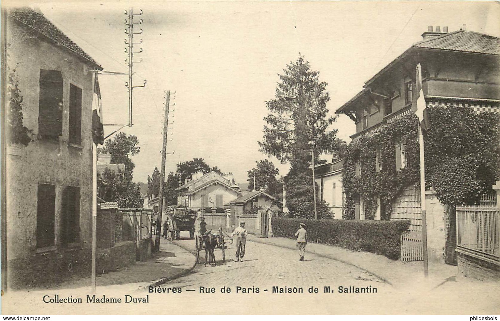 ESSONNE  BIEVRES Rue De Paris Maison De M Sallantin - Bievres