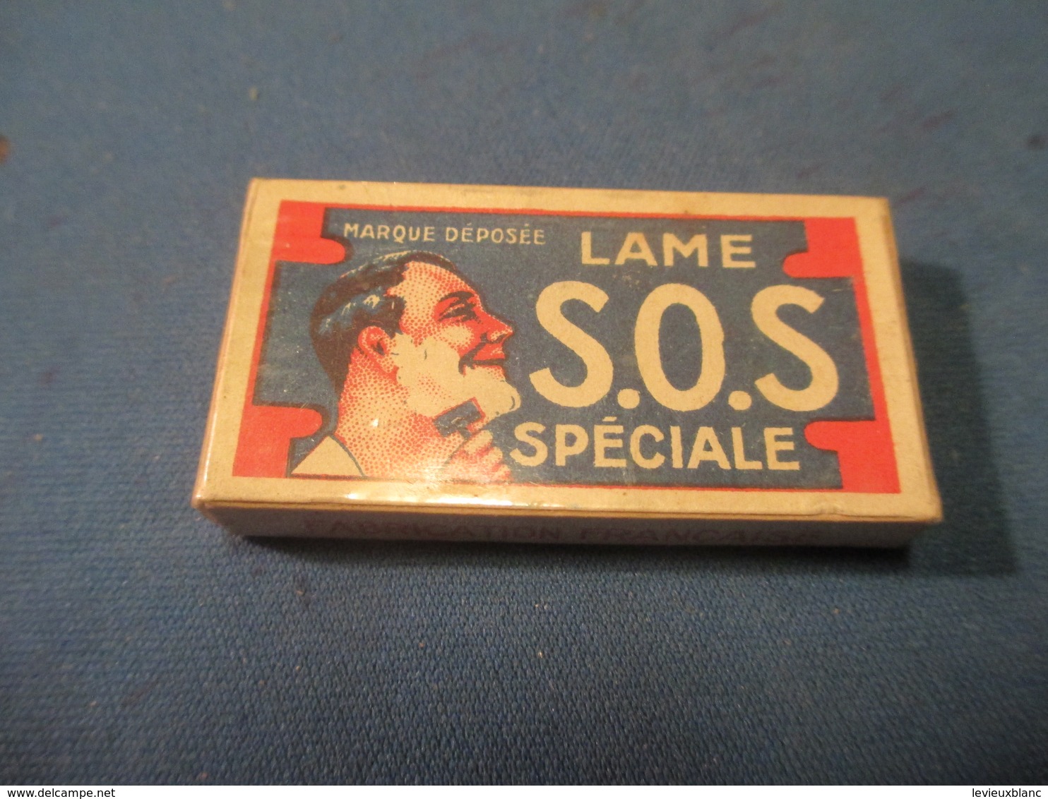 Lames De Rasoir Anciennes/SOS Spéciale/Acier Extra Supérieur/Fabrication Française/(5 Lames)/Vers1920-50   PARF117 - Hojas De Afeitar