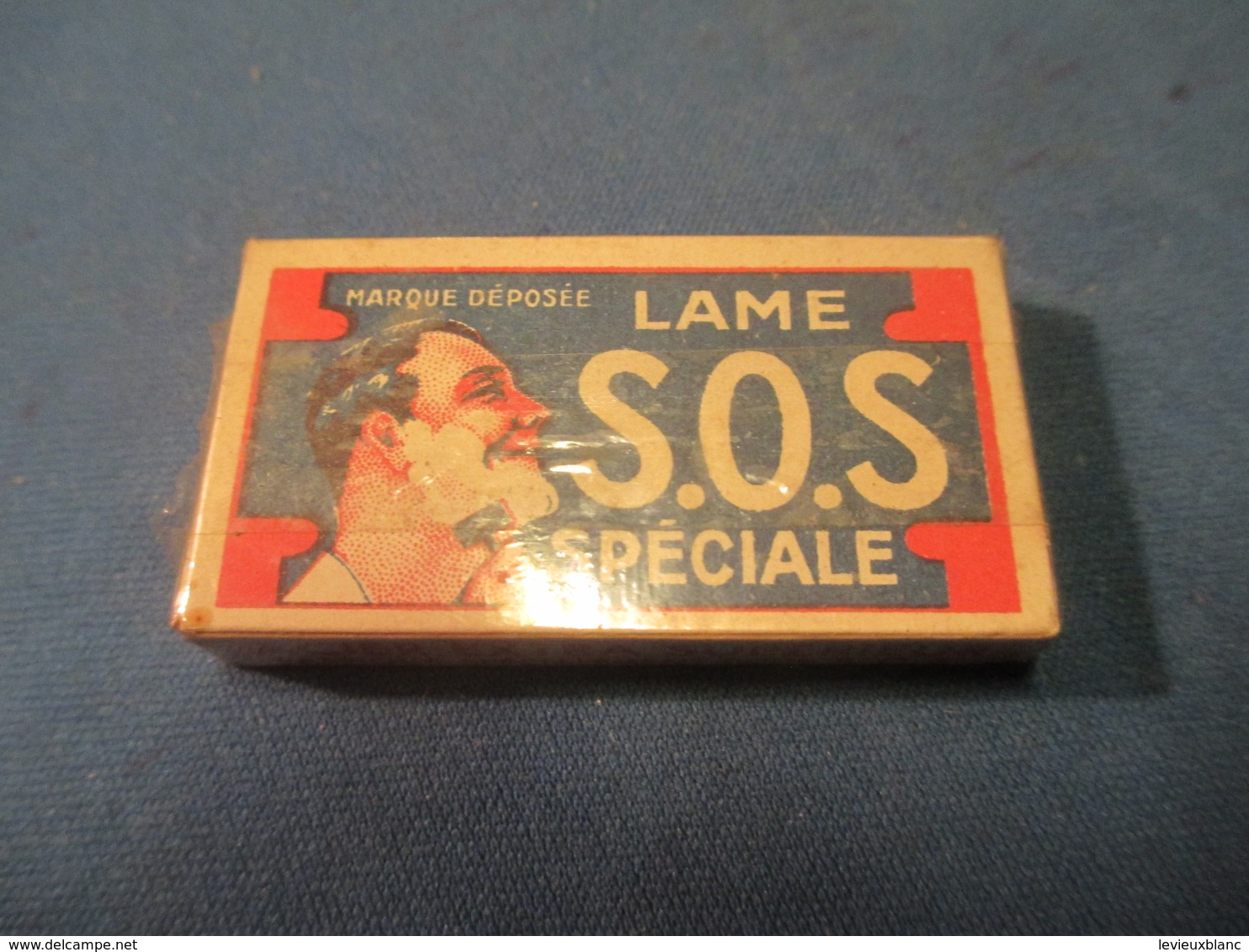 Lames De Rasoir Anciennes/SOS Spéciale/Acier Extra Supérieur/Fabrication Française/(5 Lames)/Vers1920-50   PARF117 - Hojas De Afeitar