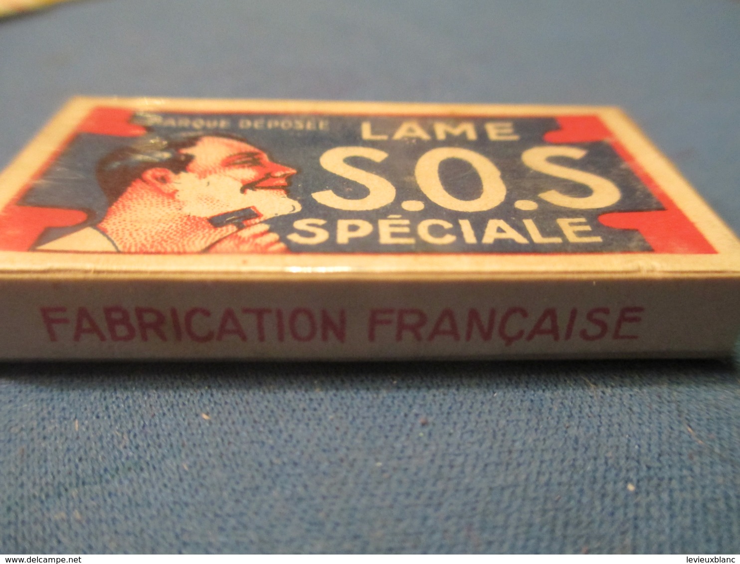 Lames De Rasoir Anciennes/SOS Spéciale/Acier Extra Supérieur/Fabrication Française/(5 Lames)/Vers1920-50   PARF117 - Razor Blades