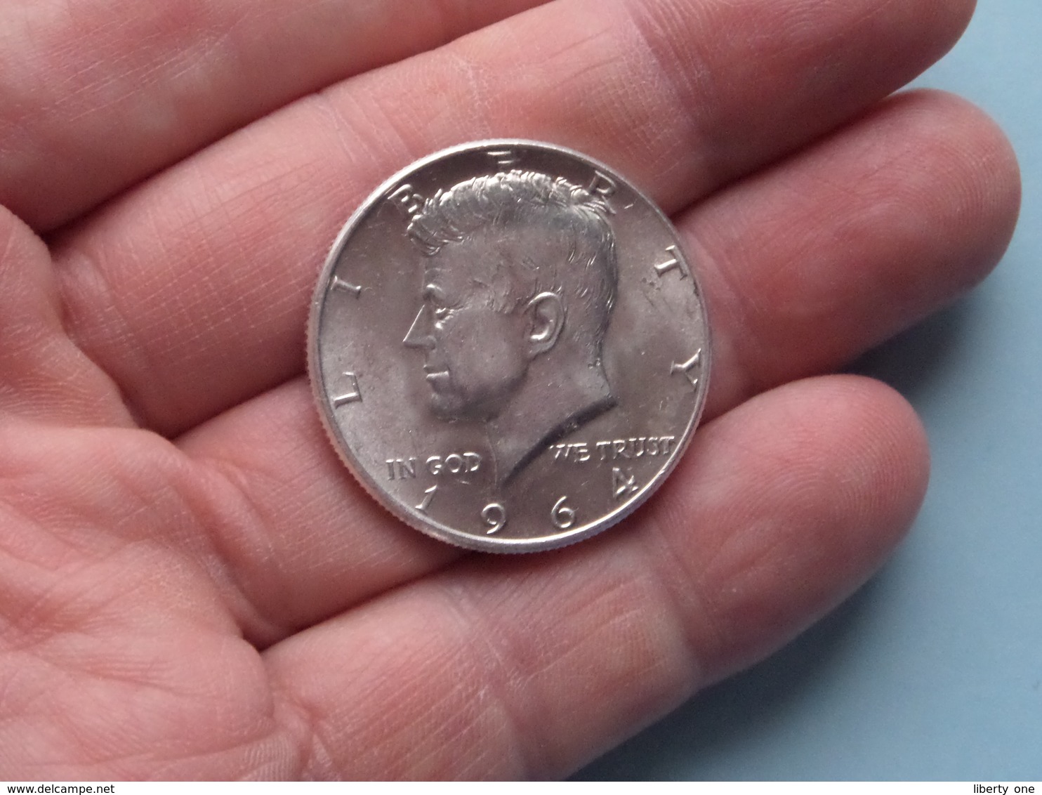 1964 D - Half Dollar $ ( KM 202 ) Uncleaned ! - 1964-…: Kennedy