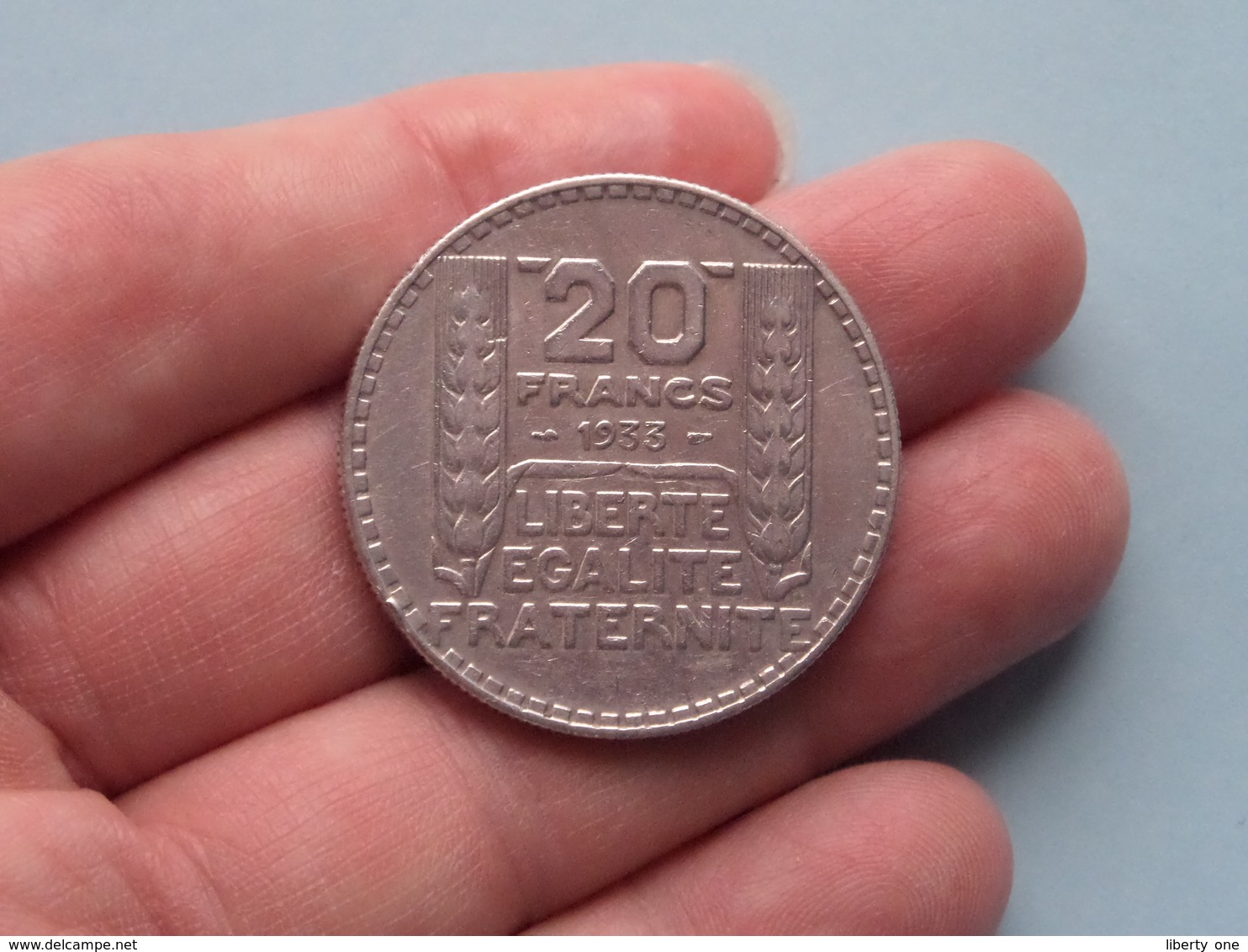 1933 - 20 Franc ( KM 879 ) Uncleaned ! - Altri & Non Classificati