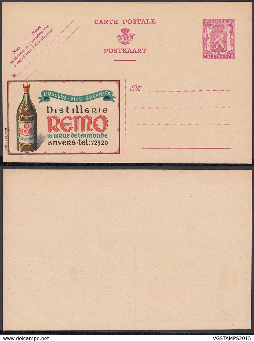 Publibel 616 - 75C - Thématique Liqueur, Vins, Apéritifs " Distillerie Remo " (6G23184) DC0716 - Publibels