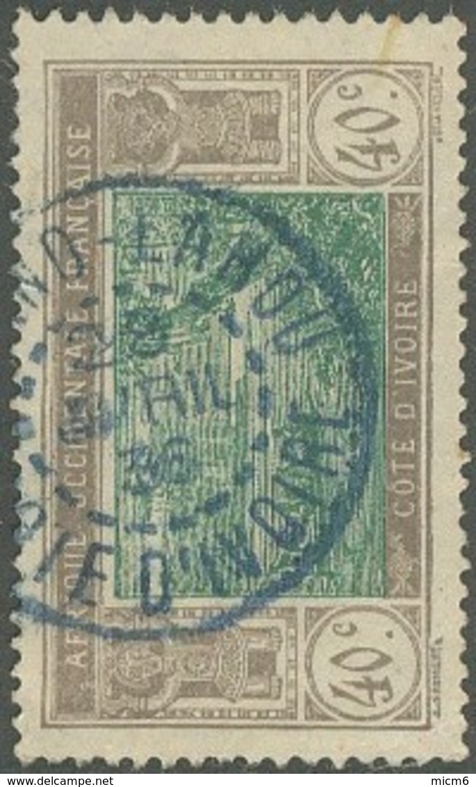 Côte D'Ivoire 1913-1944 - Grand-Lahou Sur N° 51 (YT) N° 50 (AM). Oblitération. - Oblitérés