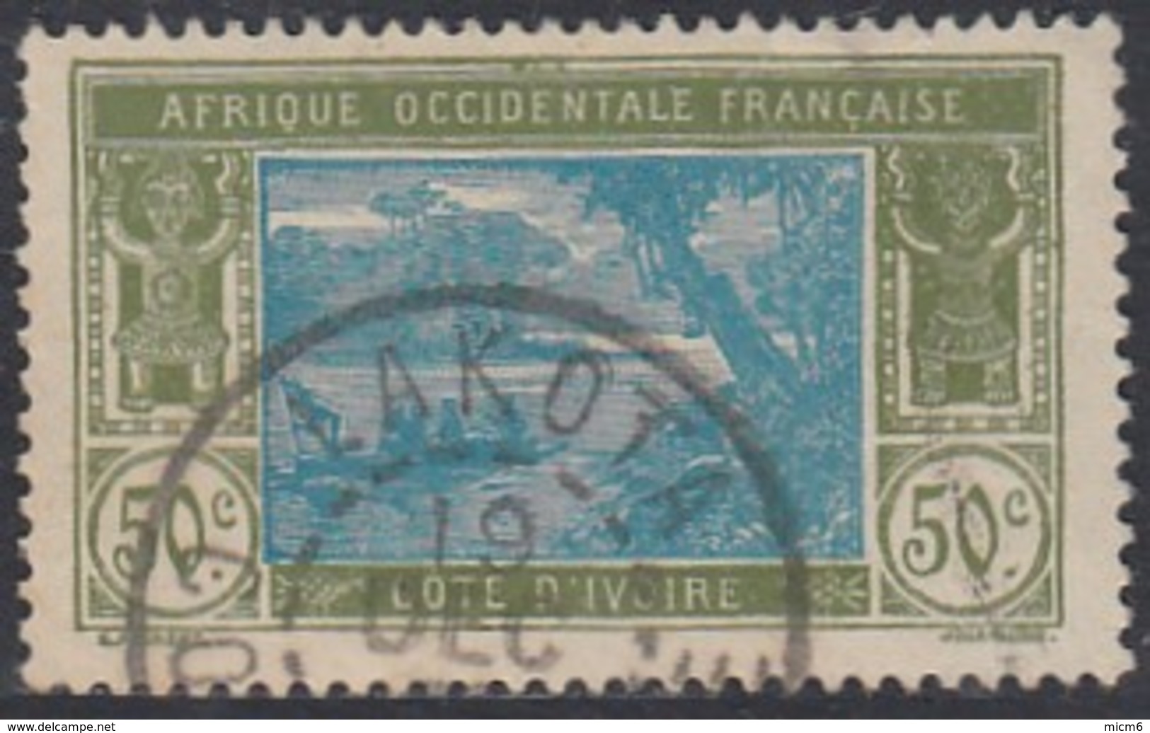 Côte D'Ivoire 1913-1944 - Lakota Sur N° 69 (YT) N° 75 (AM). Oblitération. - Oblitérés