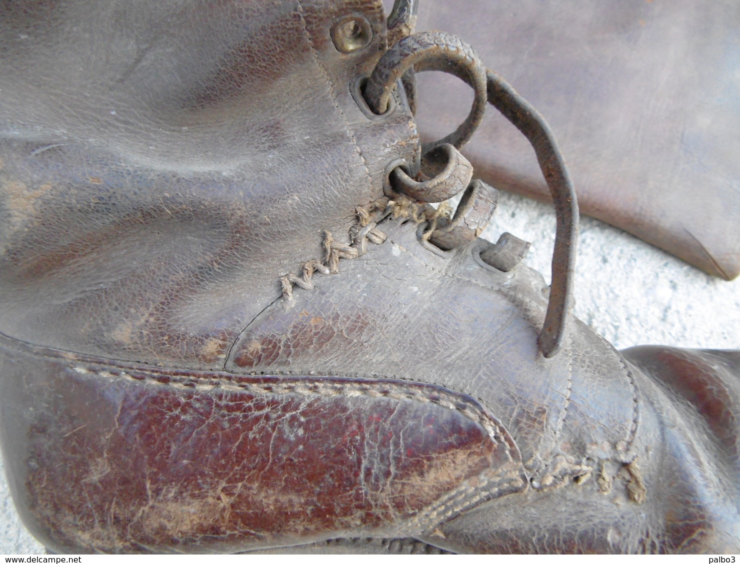 Paire De Bottes Francaise D'officier Dit D'aviateur Ww1 Poilus - 1914-18