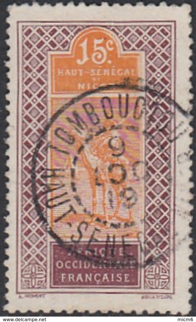 Haut-Sénégal Et Niger - Tombouctou Sur N° 23 (YT) N° 35 (AM). Oblitération De 1919. - Oblitérés