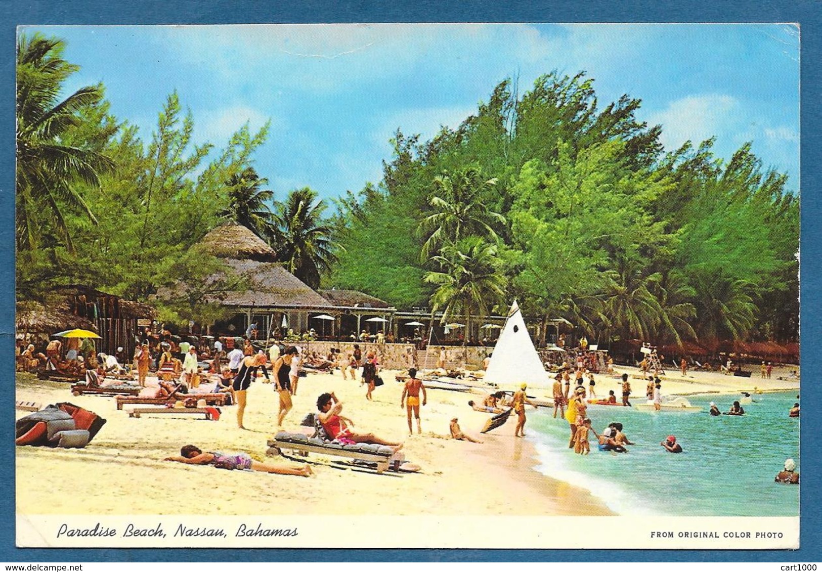 BAHAMAS NASSAU PARADISE BEACH 1974 - Bahamas