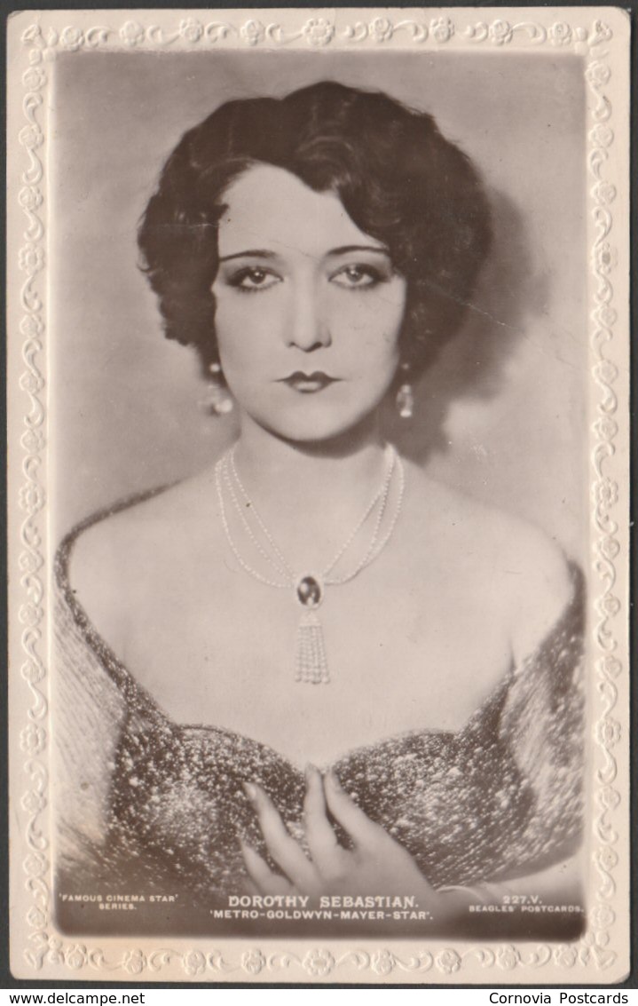 Actress Dorothy Sebastian, C.1920s - Beagles RP Postcard - Entertainers