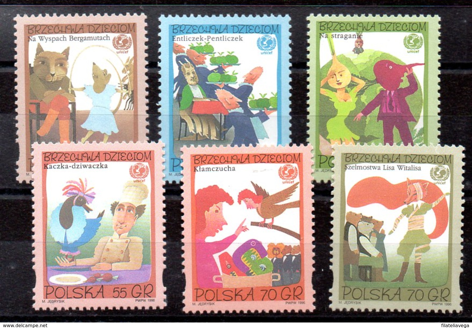 Serie De Polonia N ºYvert 3388/93 (**) - Unused Stamps