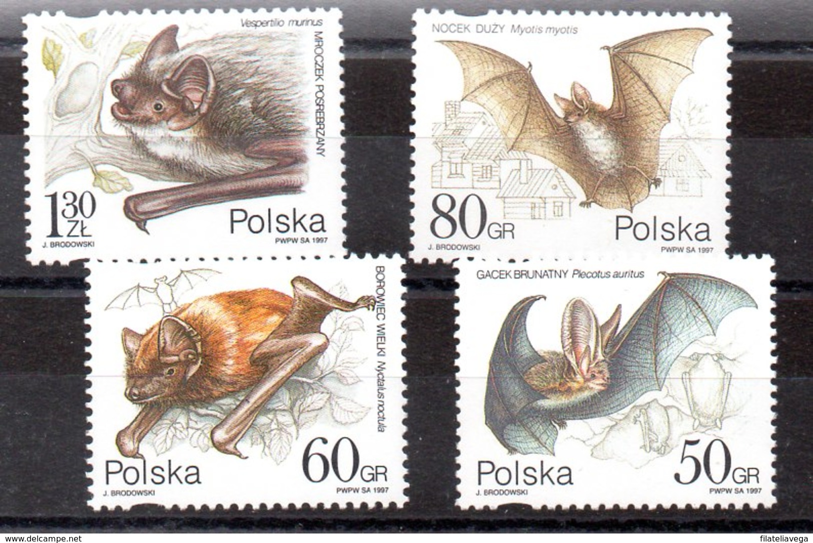 Serie De Polonia N ºYvert 3436/39 (**) AVES (BIRDS) - Nuevos