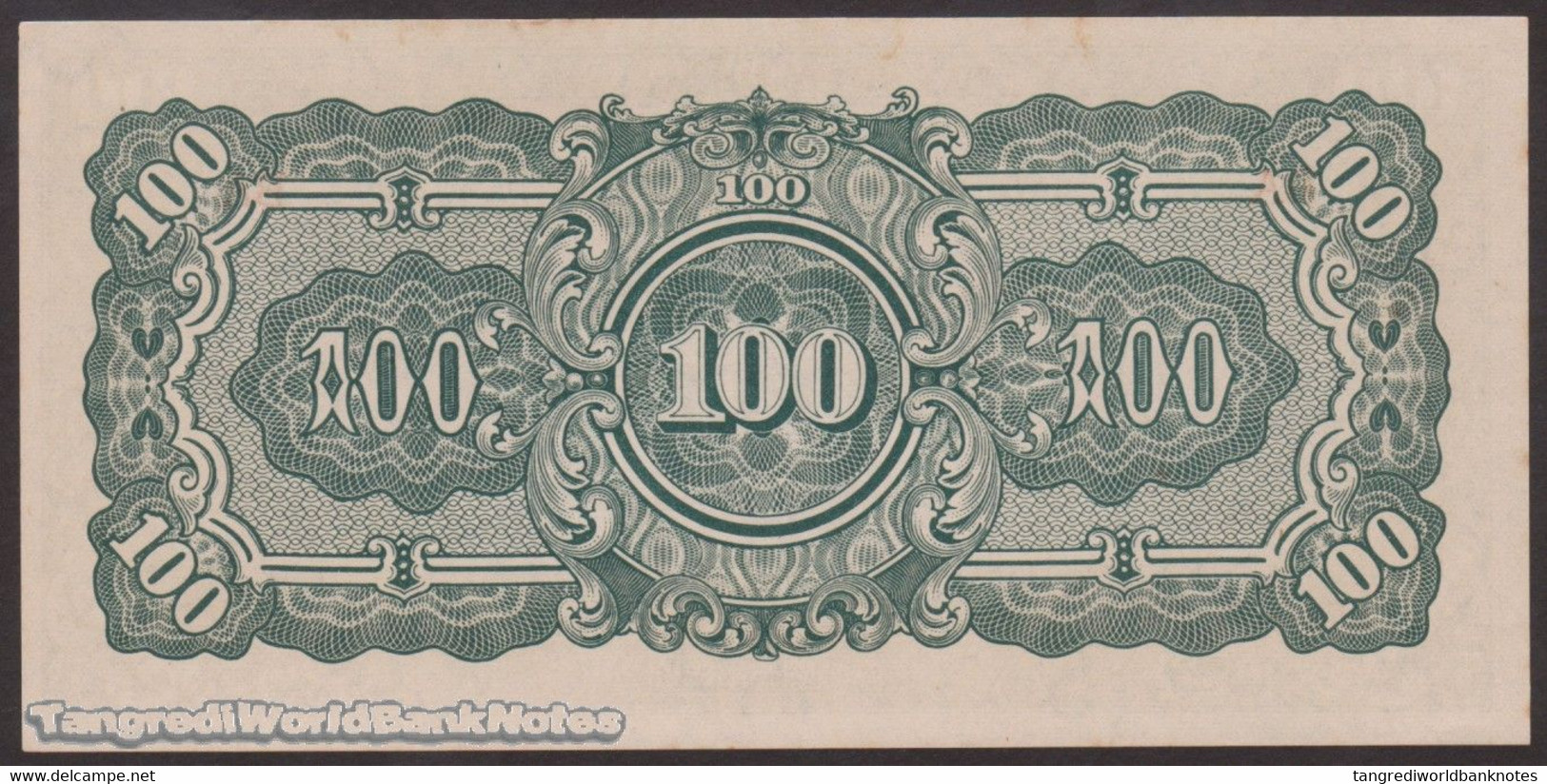 TWN - BURMA 17a/b - 100 Rupees 1944 Block BA AU/UNC - Myanmar