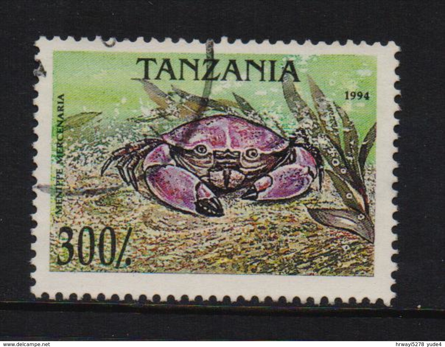 Tanzania 1994, Crab, Minr 1928, Really Used - Tansania (1964-...)