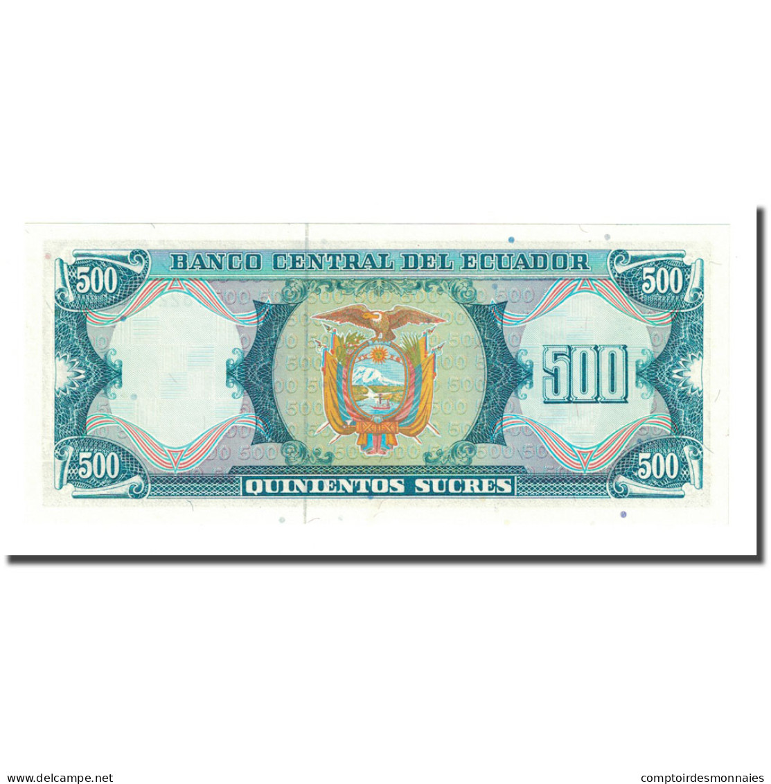 Billet, Équateur, 500 Sucres, 1988, 1988-06-08, KM:124a, NEUF - Ecuador