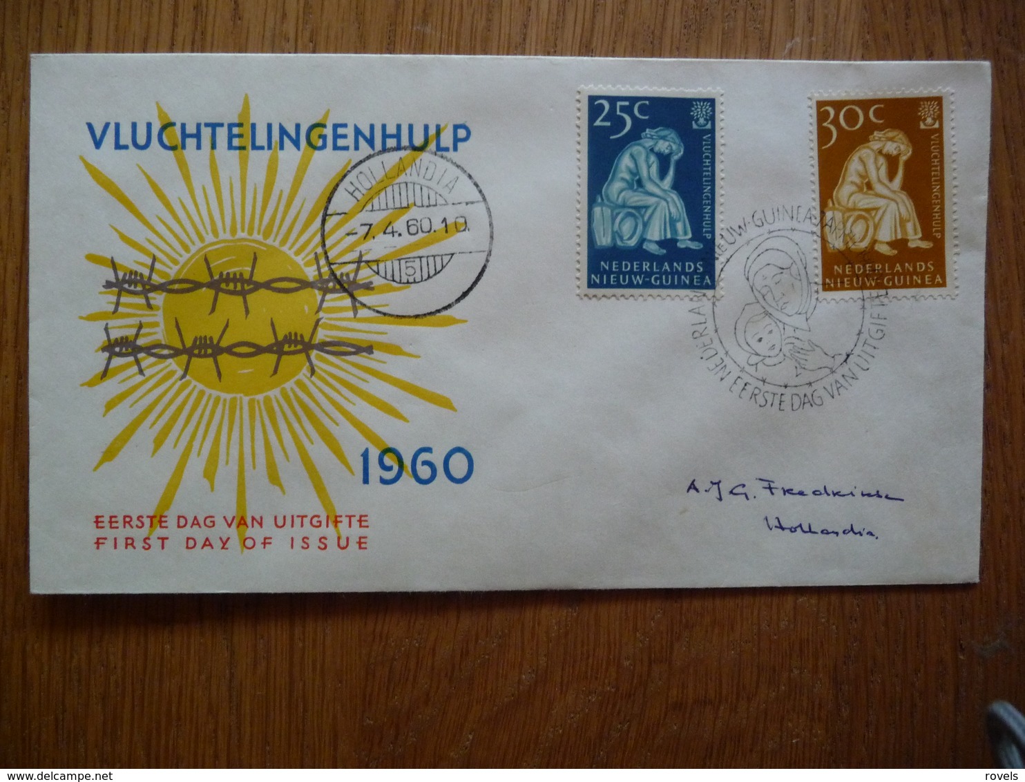 (D) Nederlands Nieuw Guinea - 1960 VLUCHTINGENHULP - Netherlands New Guinea