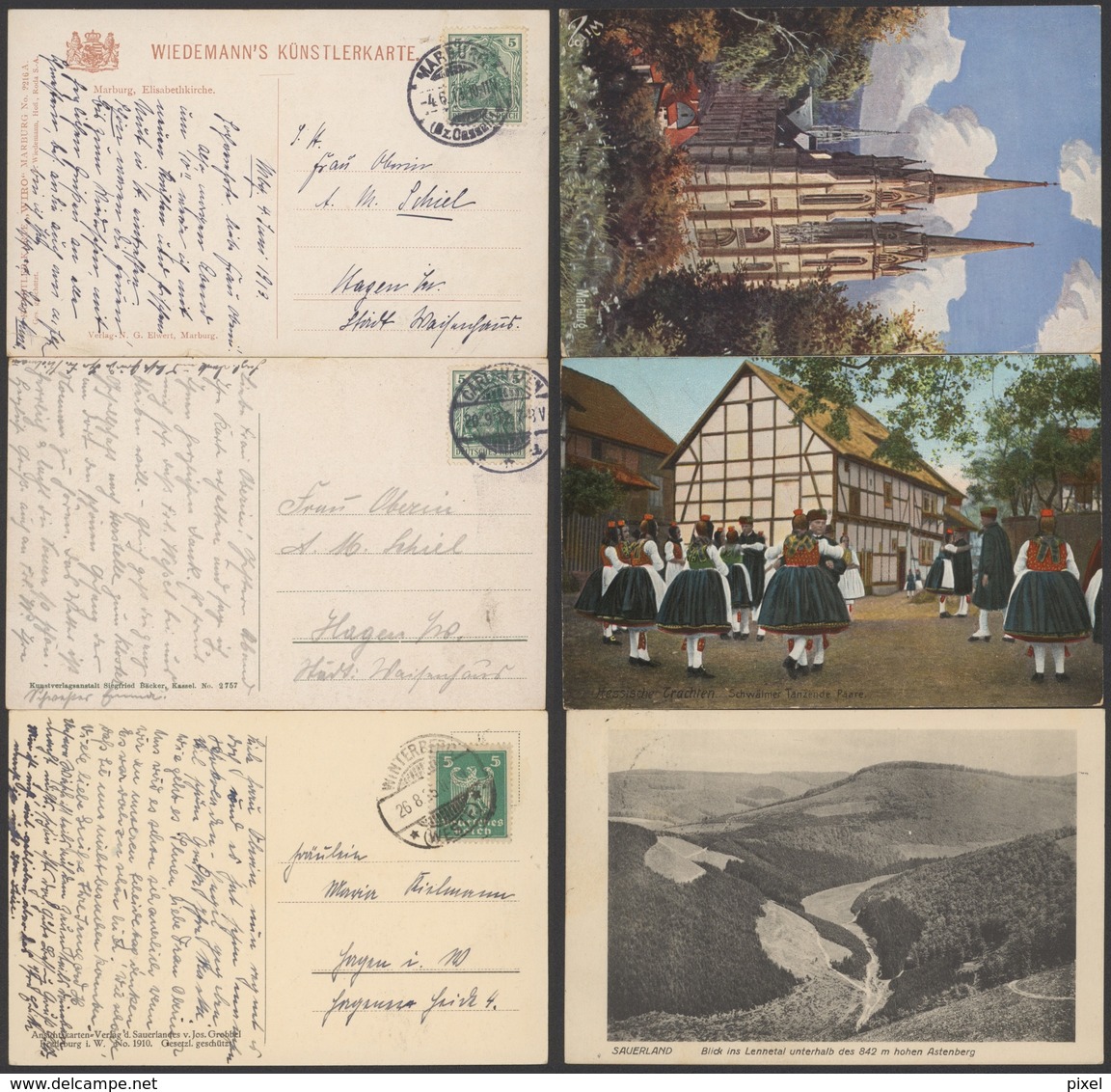 Germany - Lot Of 3 Postcard - Brieven En Documenten