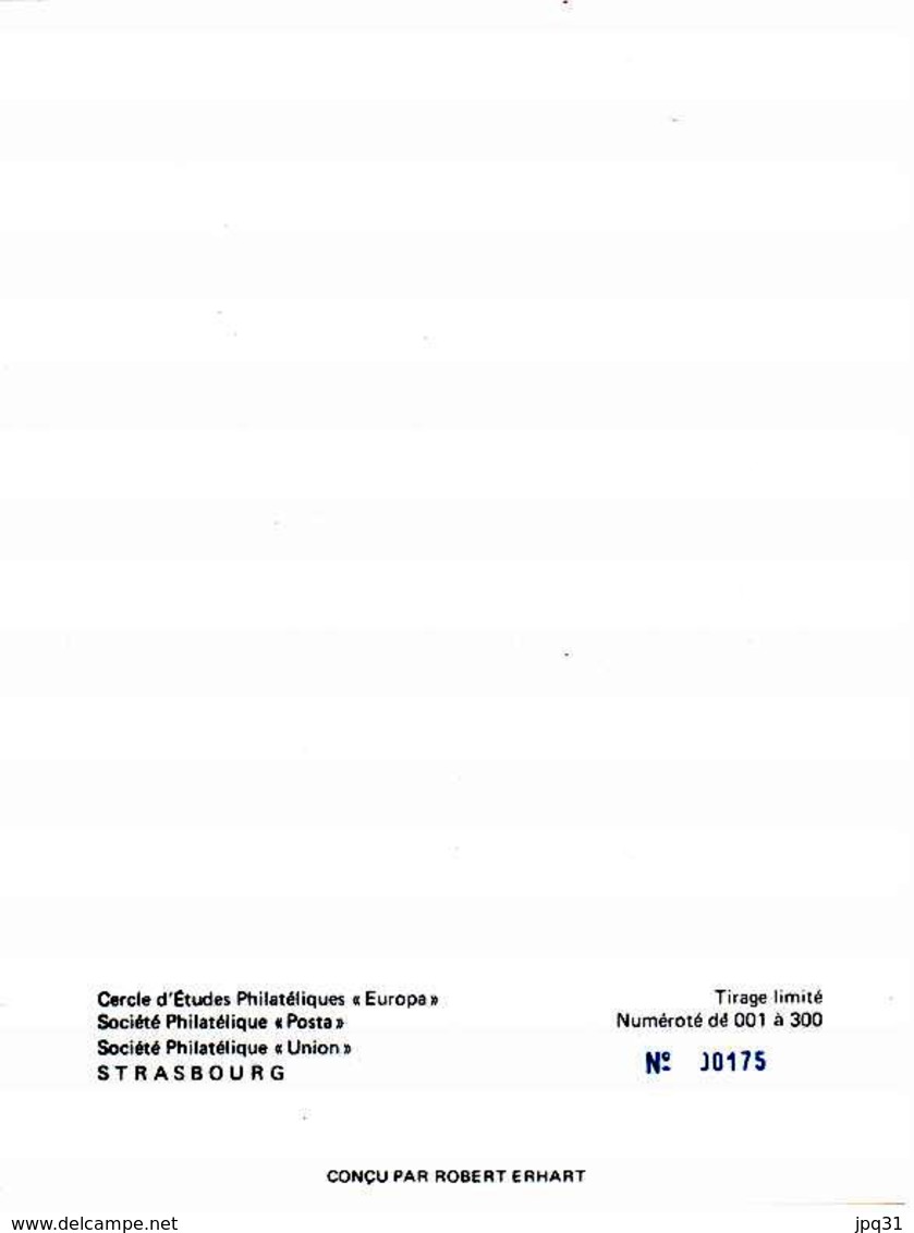 Encart 1er Jour émission Conseil De L'Europe 1994 - Strasbourg 15/01/94 - Institutions Européennes