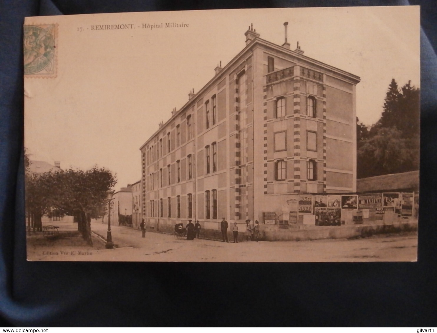 Remiremont  Hopital Militaire  Animée : Femme Avec Un Landau - Ed. Vve Marlin 17 - Circulée 1906 - R269 - Remiremont