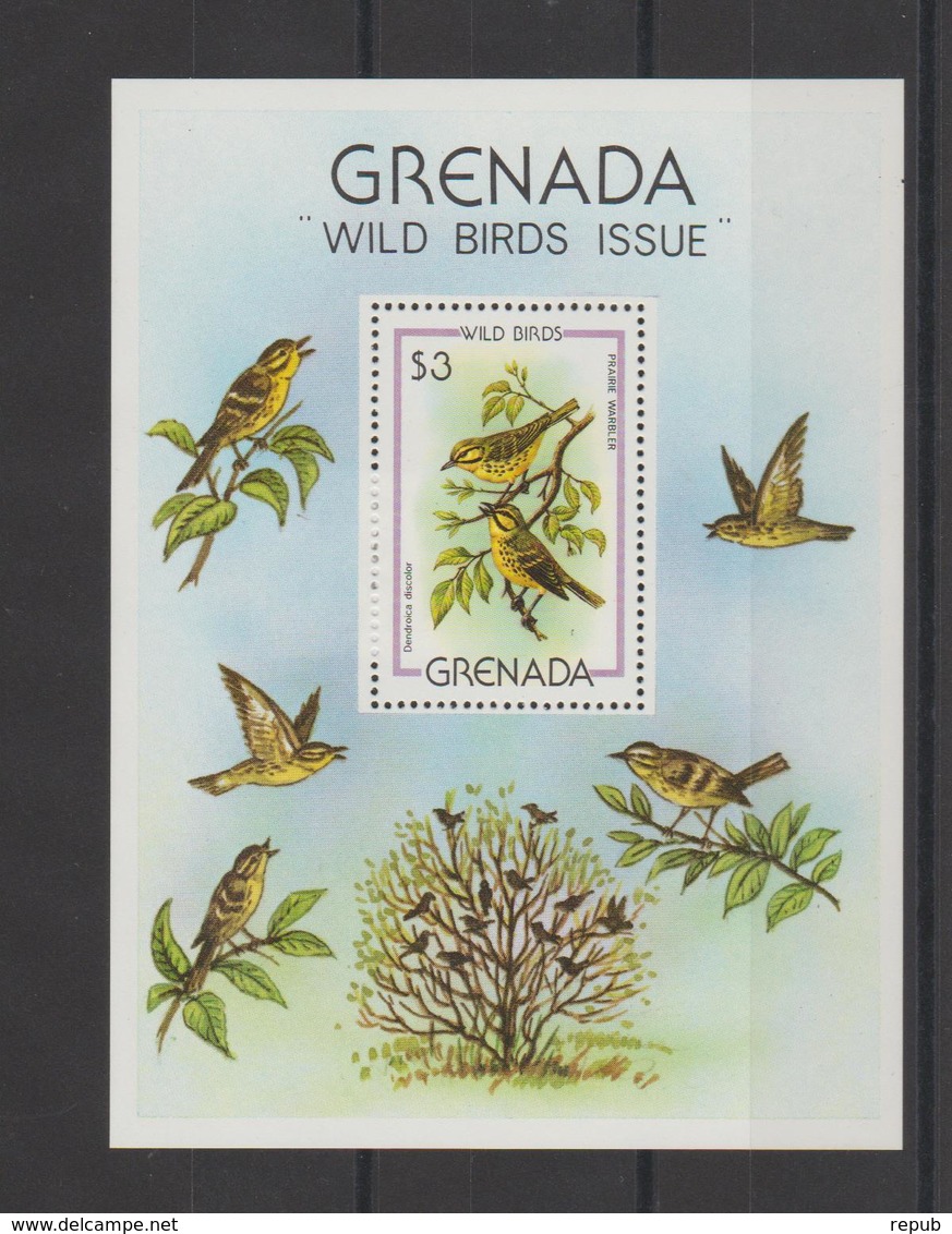 Grenada 1980 Oiseaux BF 86 ** MNH - Grenade (1974-...)