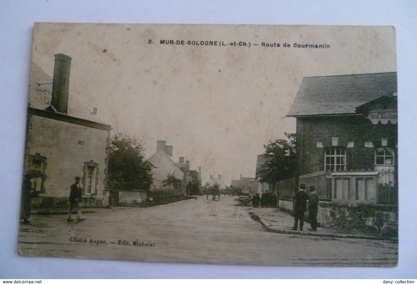 C P A ---41-----MUR DE SOLOGNE------Route De Courmemin . - Autres & Non Classés