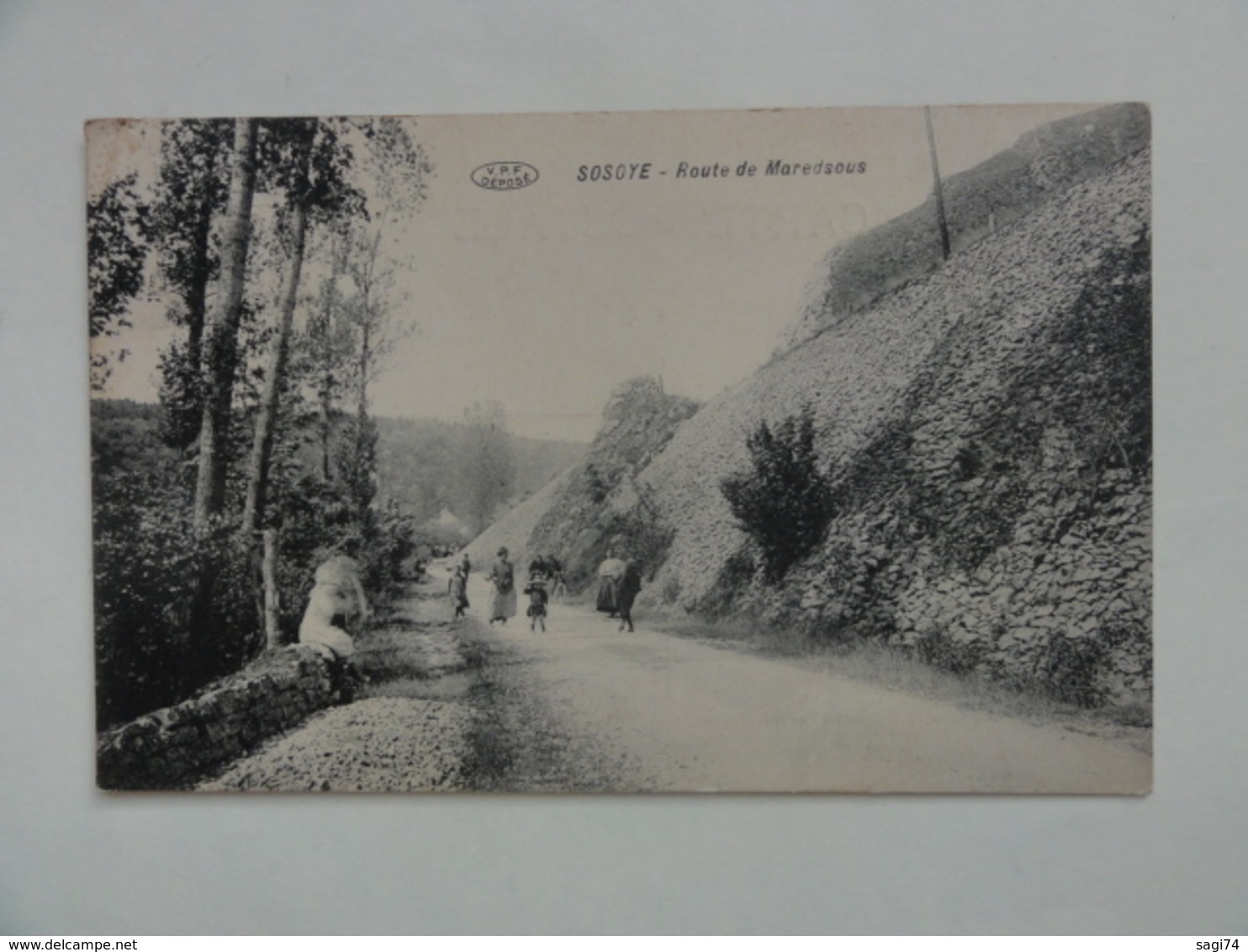 Anhée / Sosoye, Route De Maredsous  1913 - Anhée