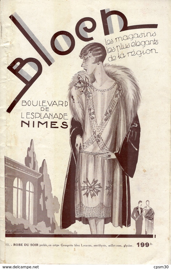 Catalogue Galeries BLOCH Nîmes - Vente Par Correspondance - Environ 1920 - 16 Pages - Mode