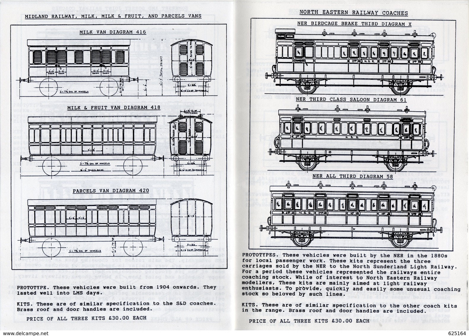 Catalogue CONNOISSEUR MODELS 1997 O Gauge Kits Locomotive & Wagon - English